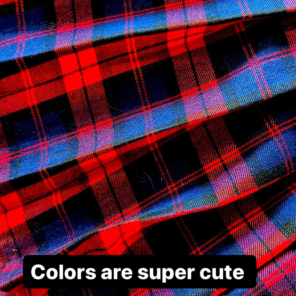 Cute plaid pleated skirt - Picture 2 of 2